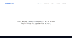 Desktop Screenshot of iptest.malwarebytes.org